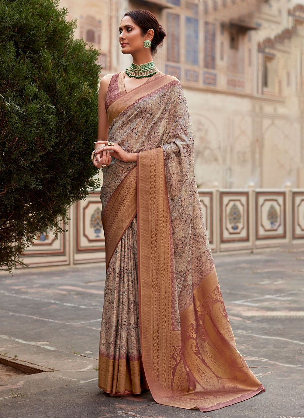 Classic Woven Crepe Silk Saree - S4533