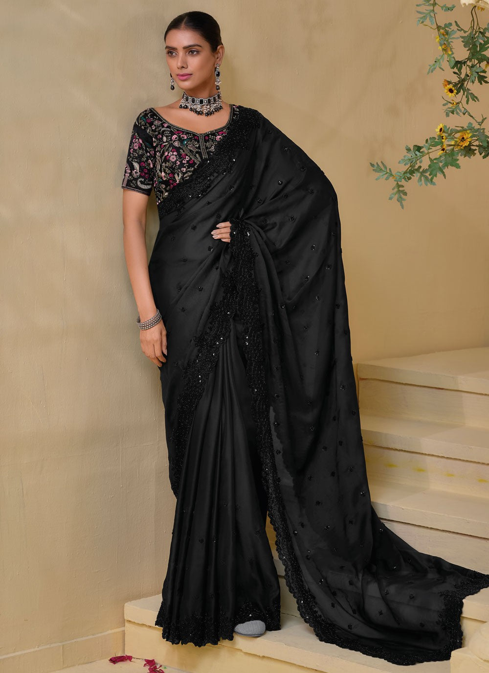 Classic Moti Banarasi Silk Saree - S8265