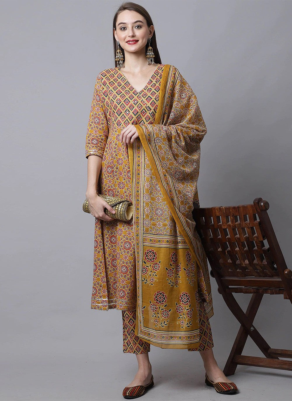 Cotton Salwar Suit - T881