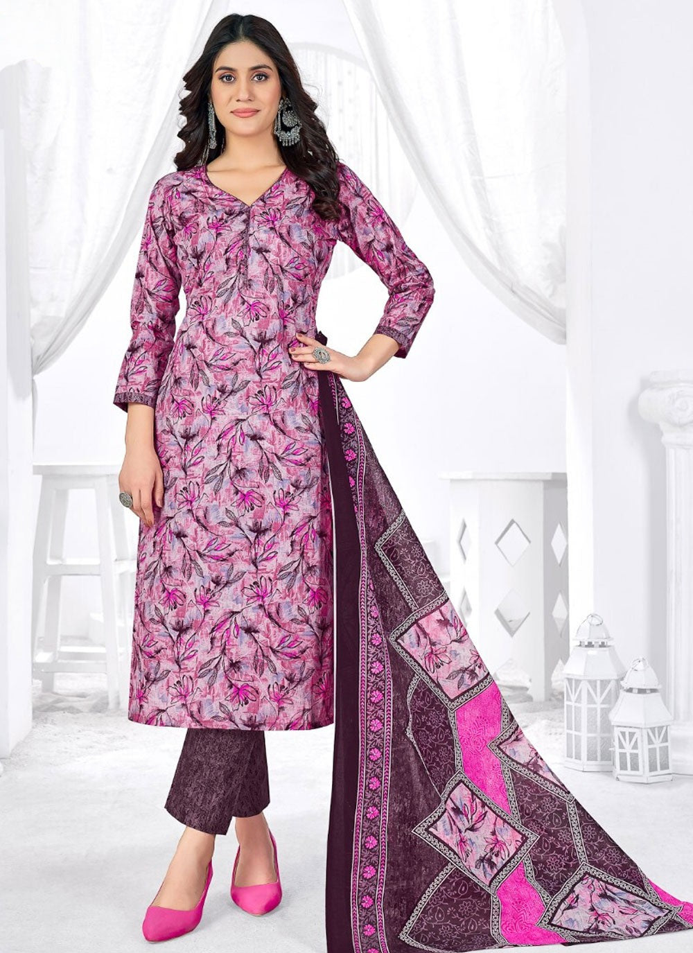 Cotton Salwar Suit - T3947