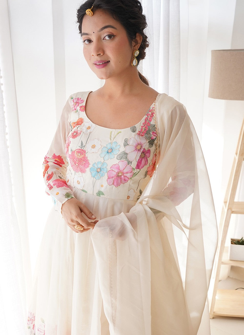 Faux Georgette Salwar Suit - T1350