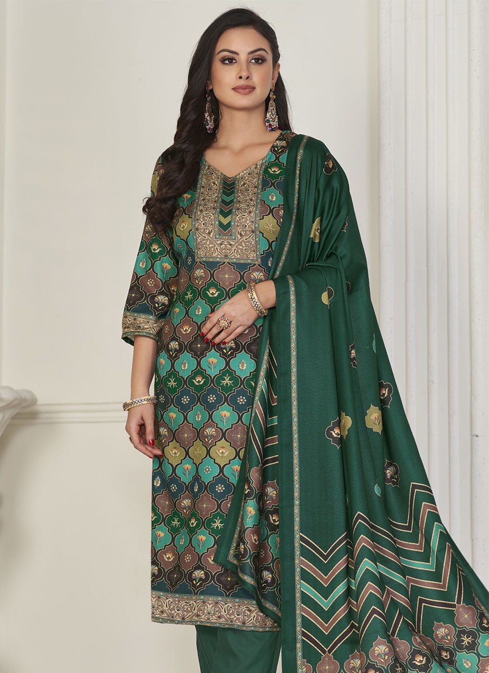 Pashmina Salwar Suit - T1707