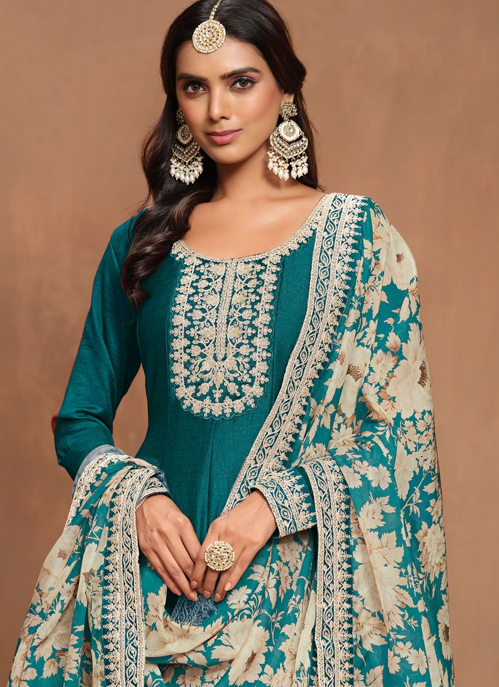 Art Silk Gown - G1582