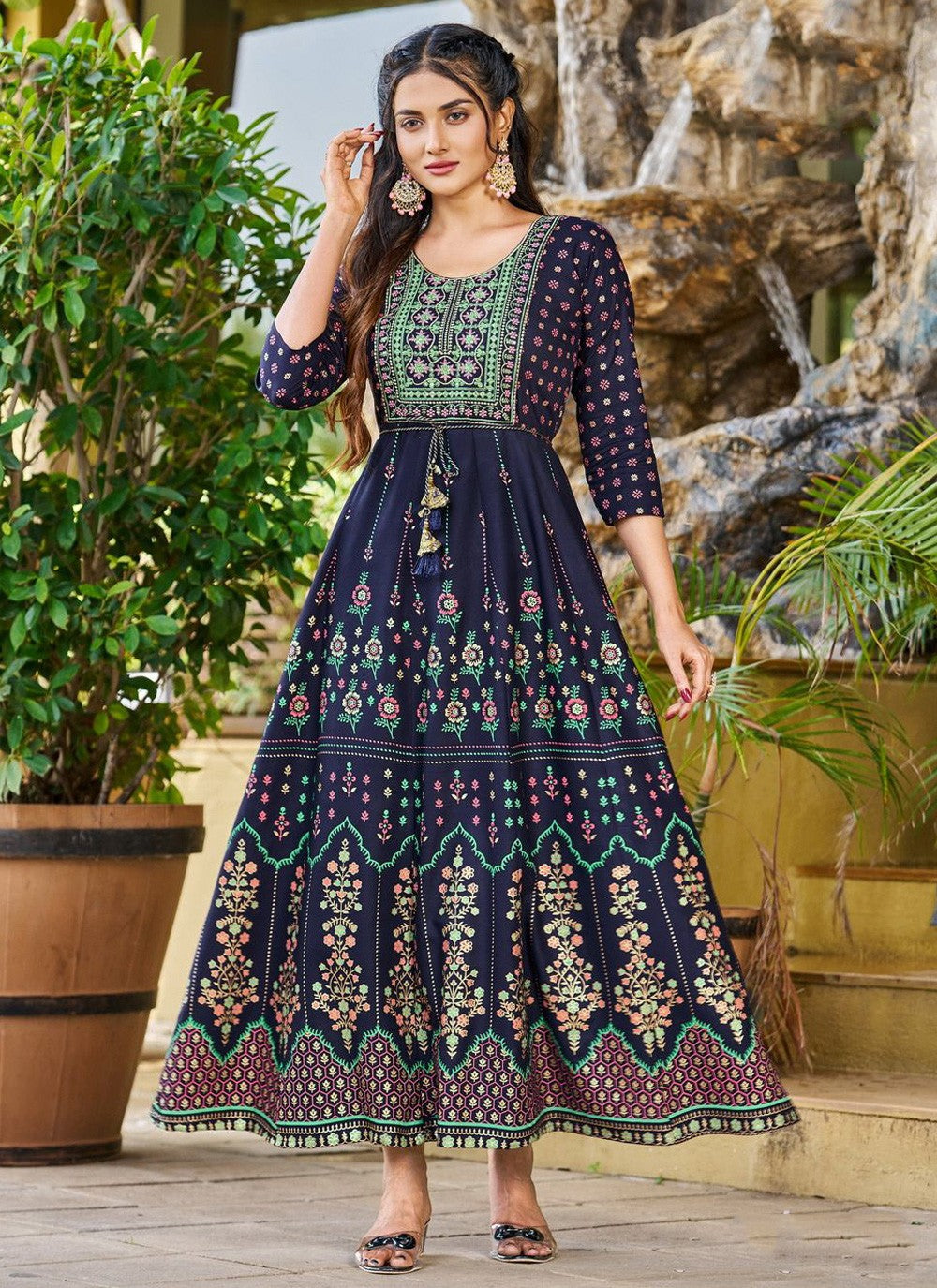 Rayon Gown - G1210