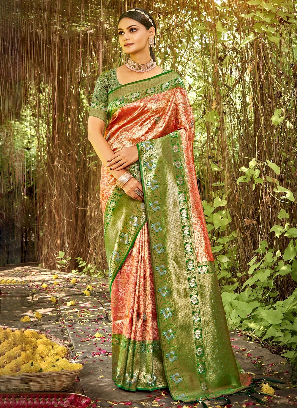 Traditional Weaving Zari Kanjivaram Silk Saree - S4469