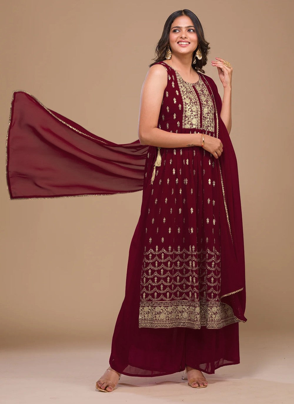 Georgette Salwar Suit - T1333