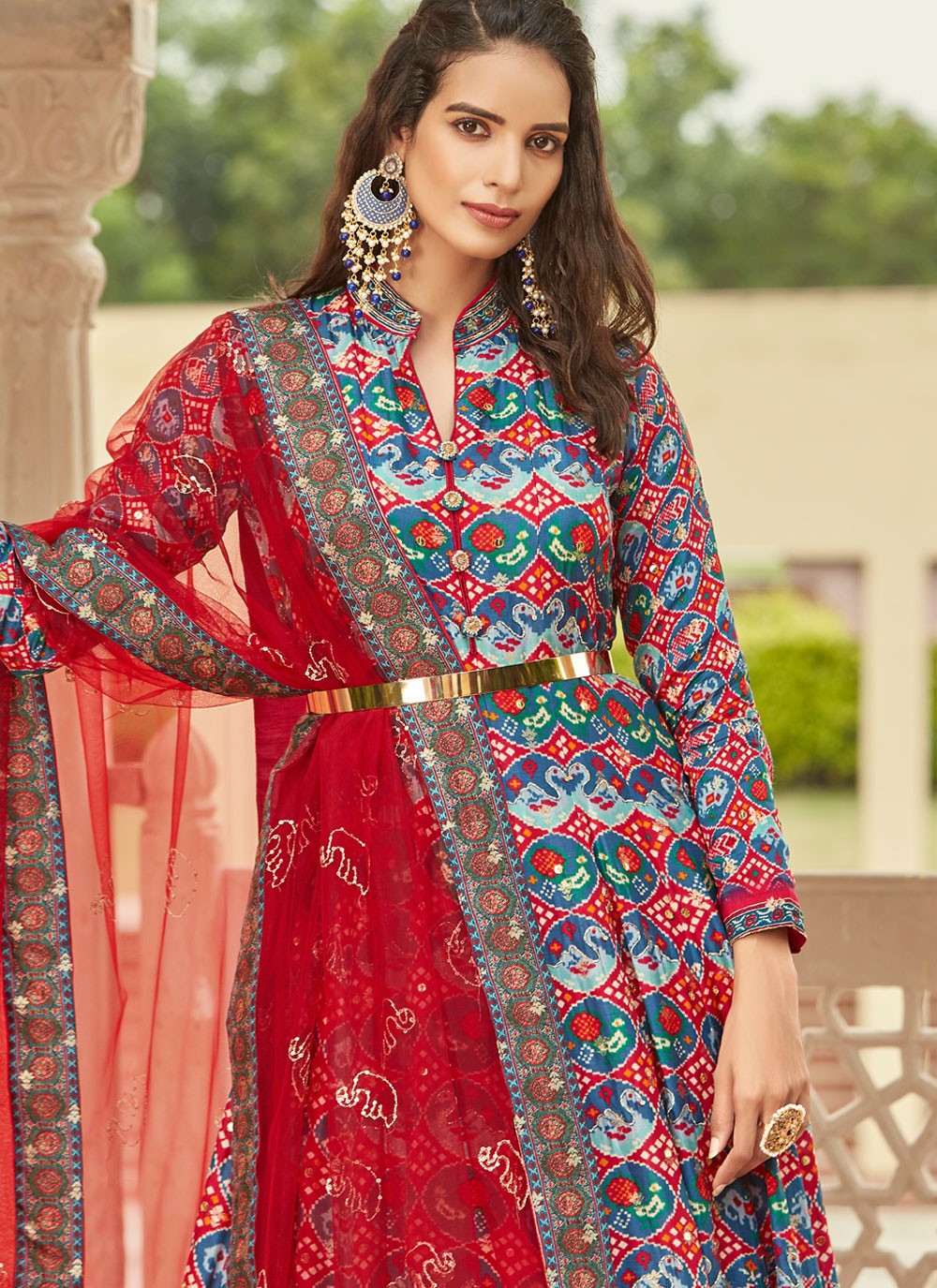 Jacquard Gown - G1237