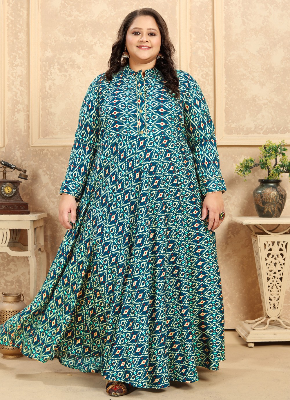 Rayon Gown - G1214