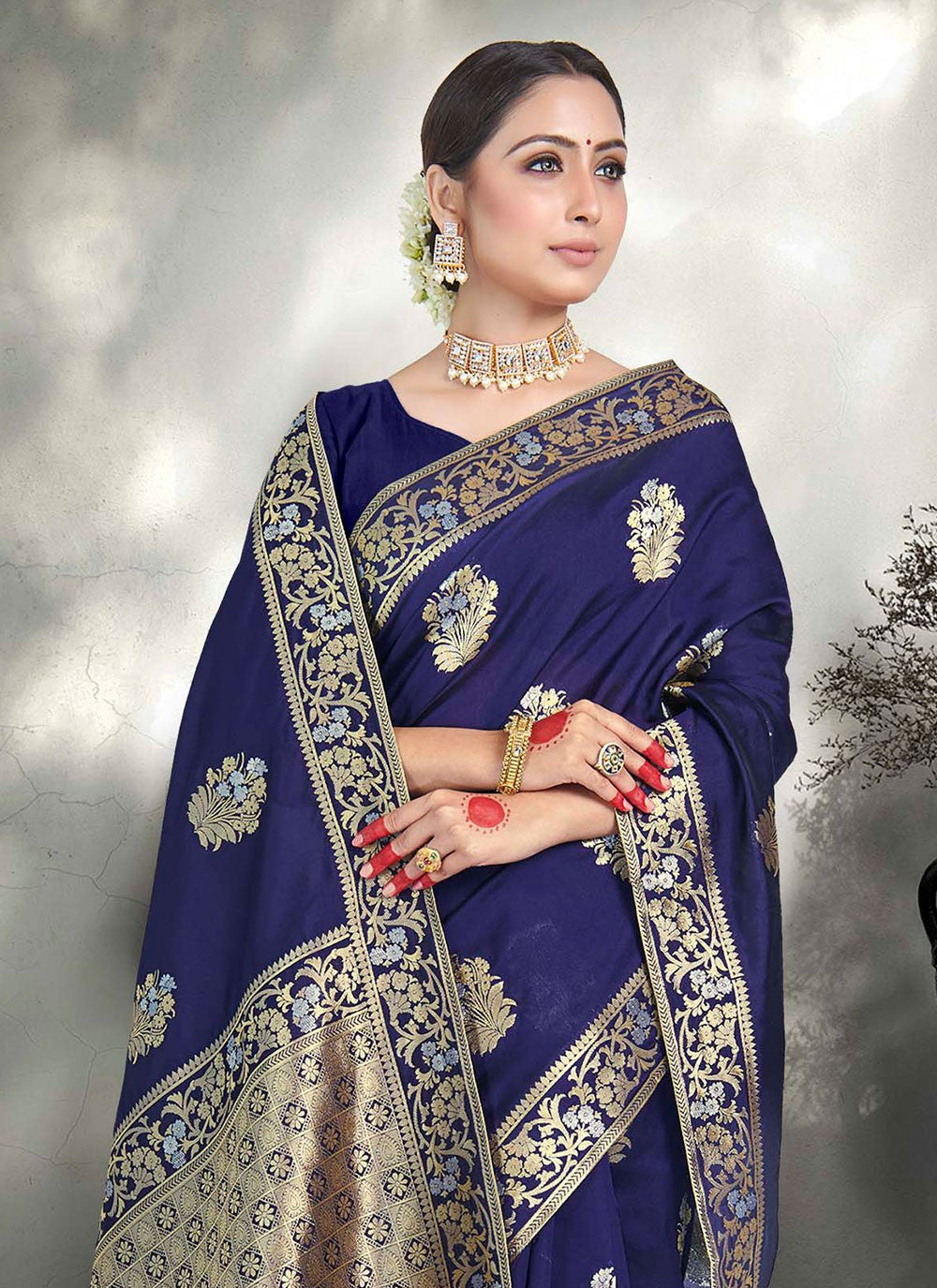 Saree Weaving Zari Art Silk, Kanjivaram Silk Saree - S2579