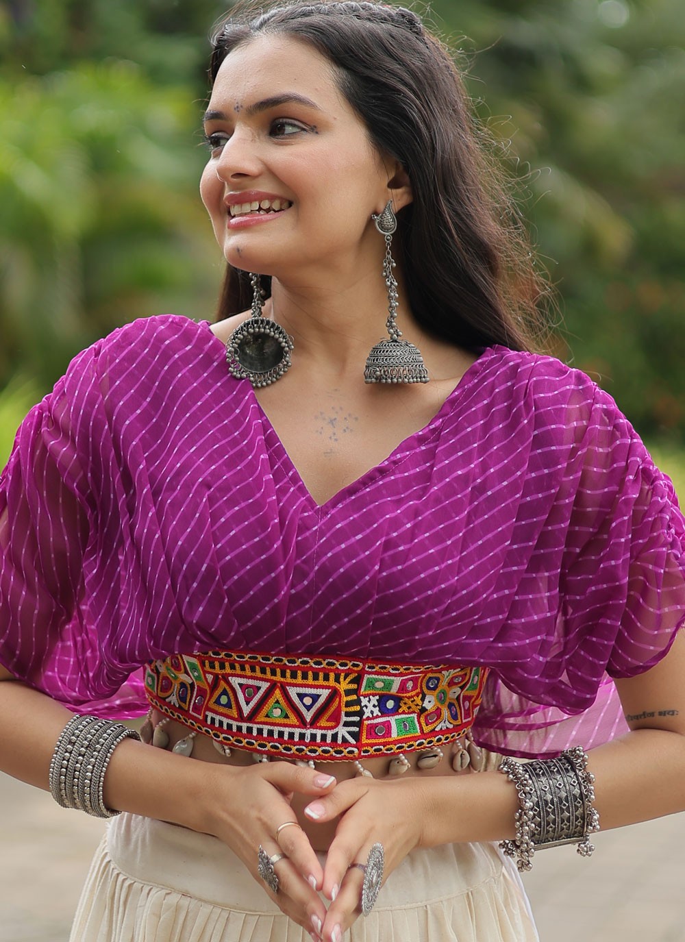 Plain Cotton Readymade Lehenga Choli - L2589
