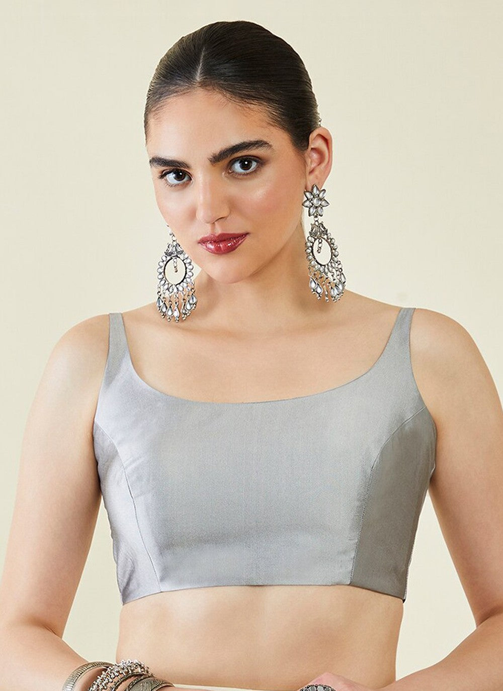 Gota Patti Organza Green Classic Saree S14996