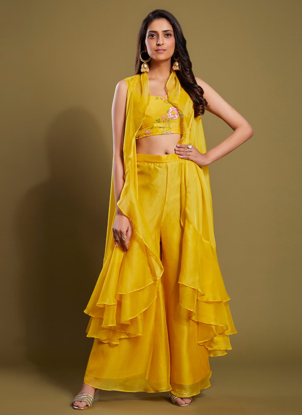 Organza Salwar Suit - T1060