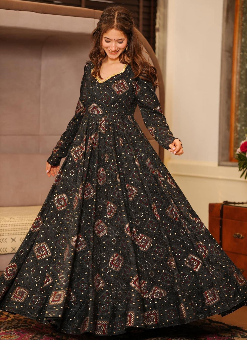 Rayon Gown - G1425