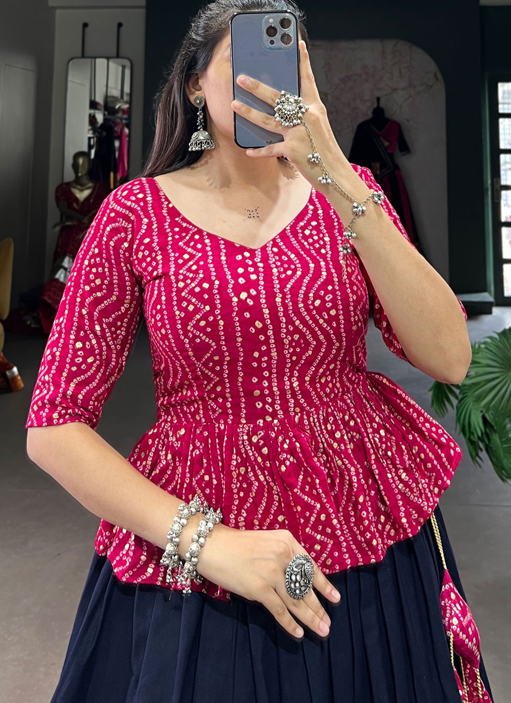 Lace Cotton Readymade Lehenga Choli - L2877