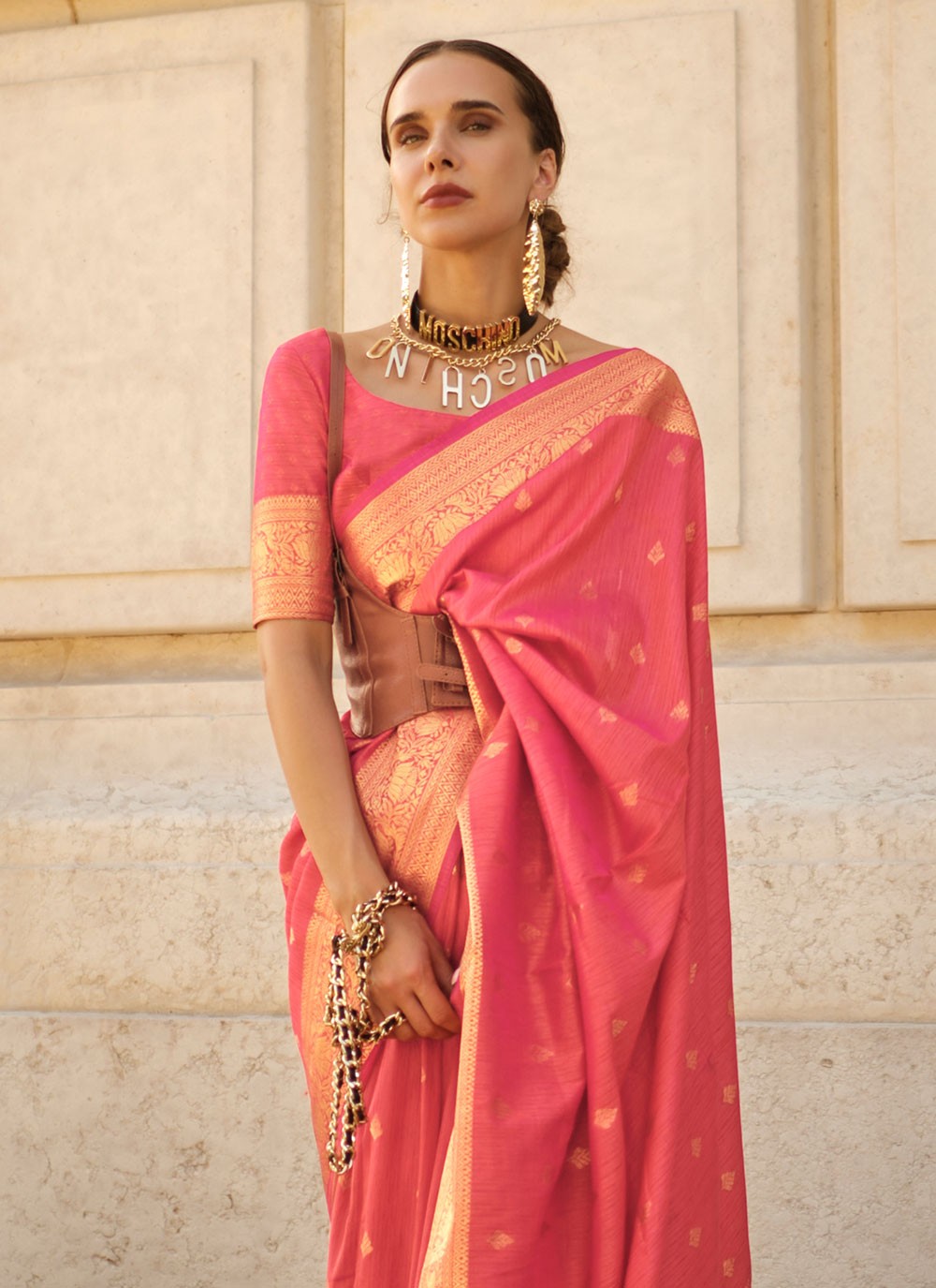 Classic Weaving Zari Silk Saree - S4917