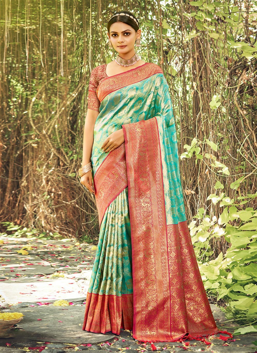 Traditional Weaving Zari Kanjivaram Silk Saree - S4634