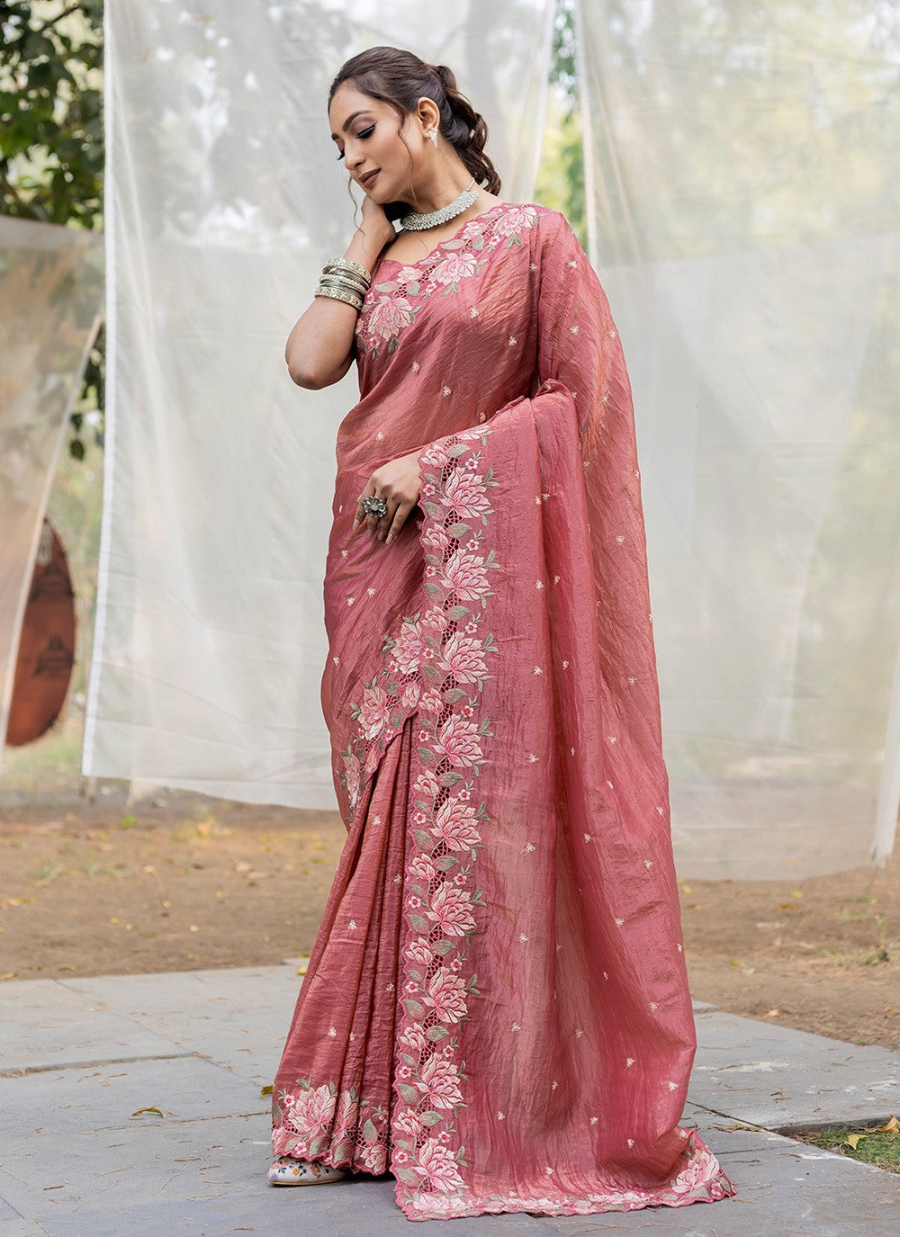 Contemporary Printed Pink Crush S12549