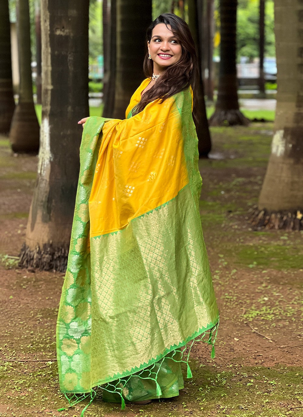 Classic Weaving Zari Silk Saree - S8718
