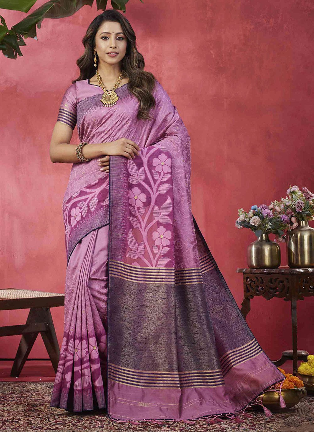 Classic Woven Silk Saree - S6723