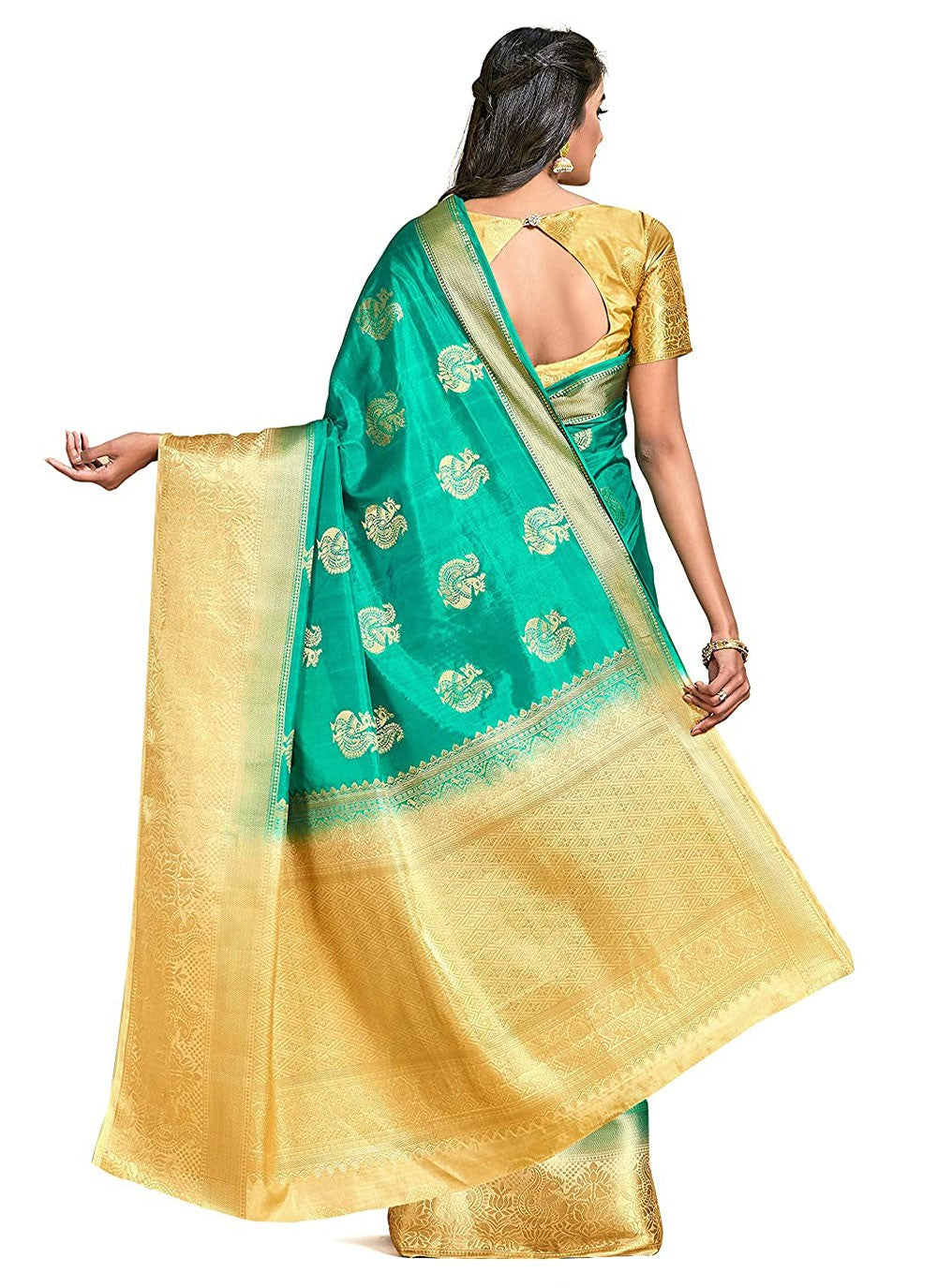 Trendy Zari Kanjivaram Silk Saree - S2472