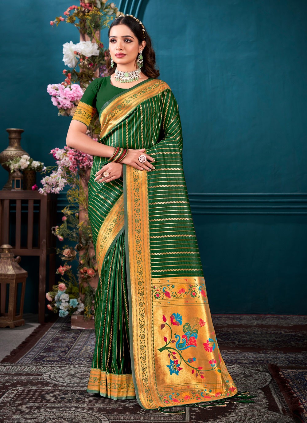 Traditional Weaving Zari Silk Saree - S5528