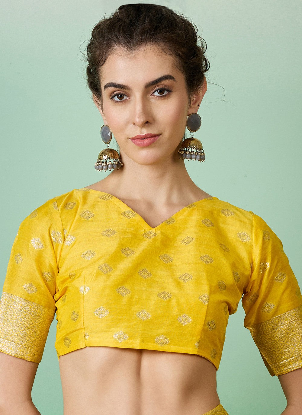 Traditional Jacquard Work Cotton Saree - S7010