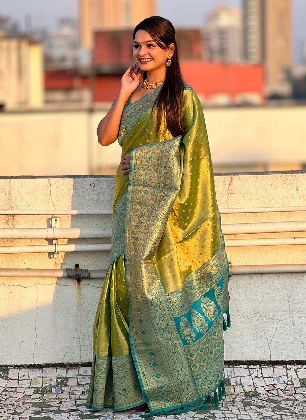 Woven, Zari Silk Saree - S11817