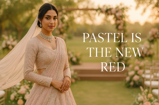 Why Brides are Ditching Traditional Colours for Pastel Lehengas—The Surprising Psychology Behind It