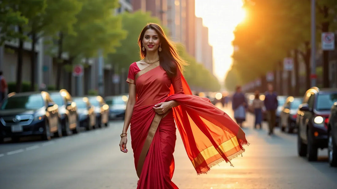 The saree: six yards of legacy, style, and confidence—reimagined for today’s woman.
