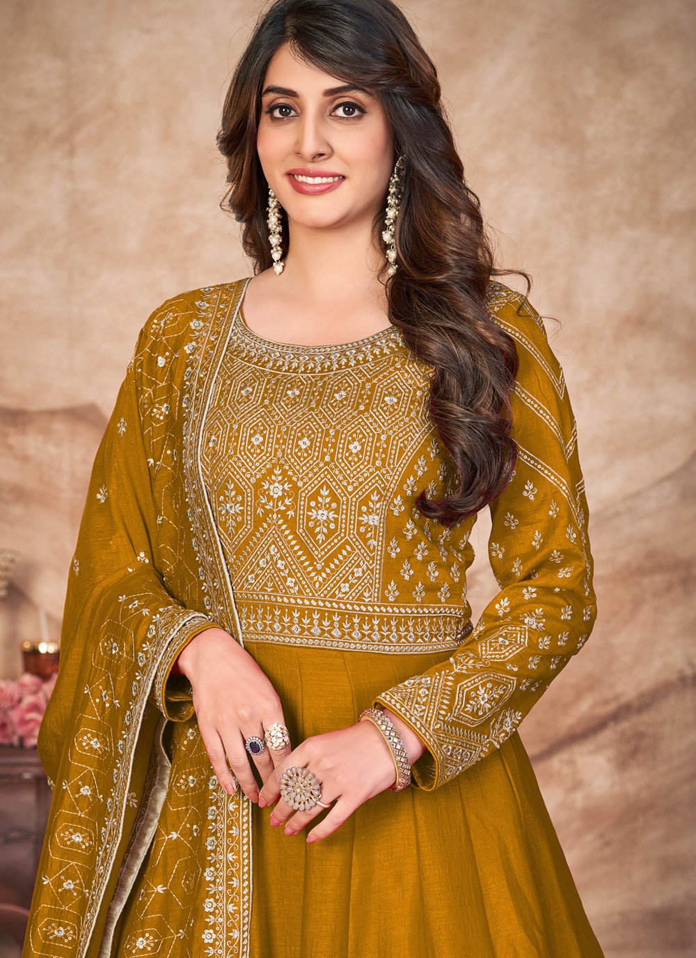 Art Silk Salwar Suit - T1301