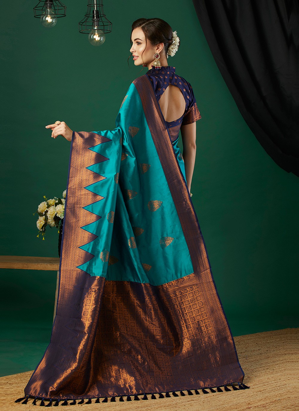 Woven, Zari Banarasi Silk Saree - S11661