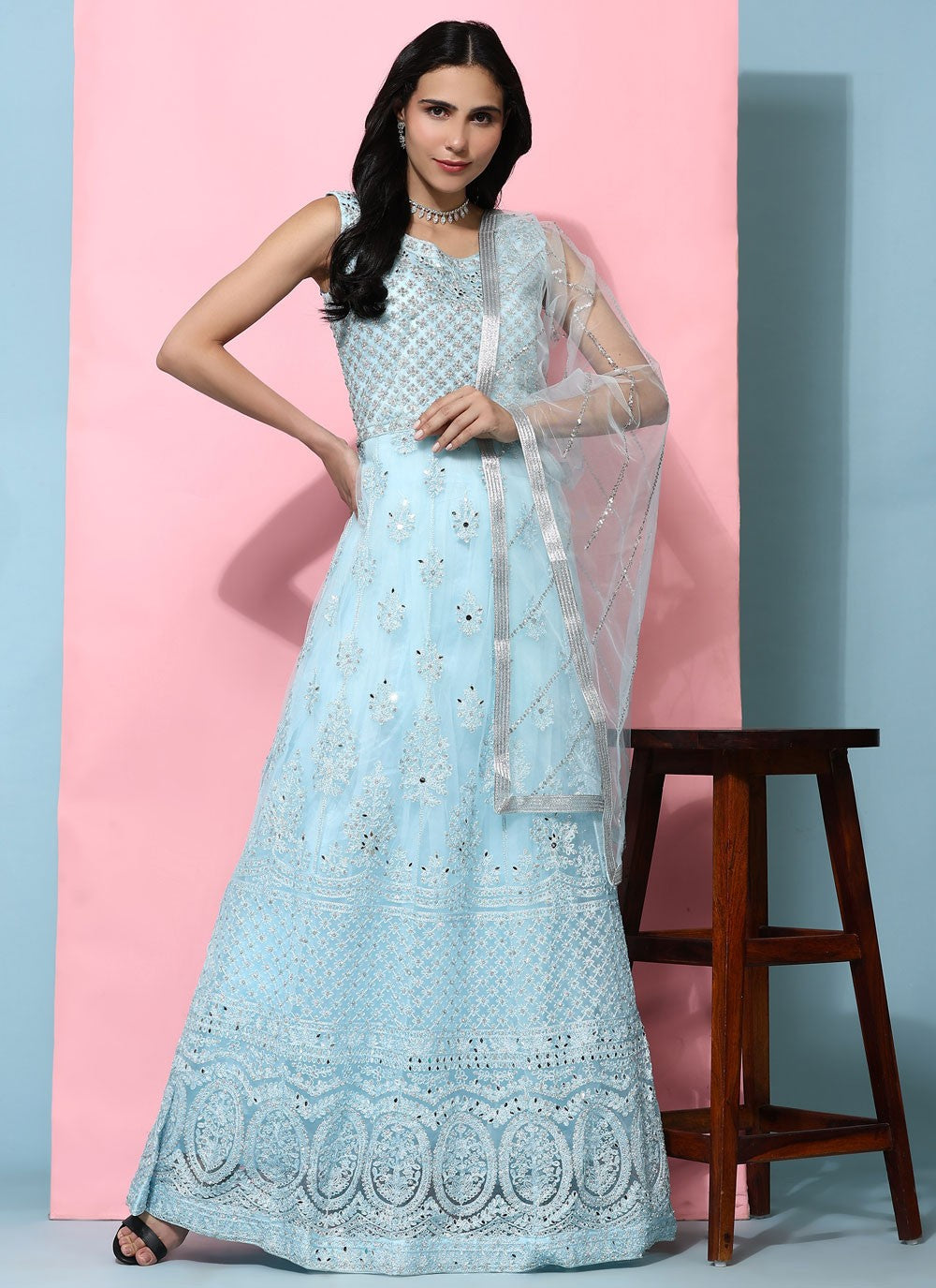 Net Gown - G1434