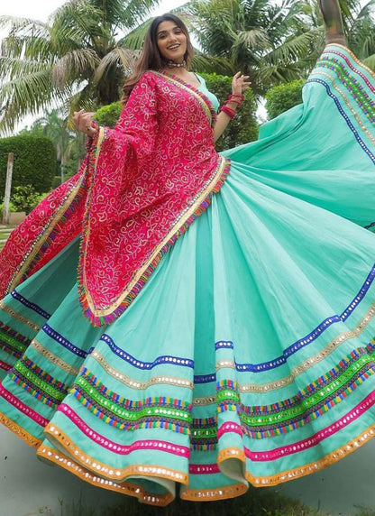 Lace Chinon Readymade Lehenga Choli - L2271