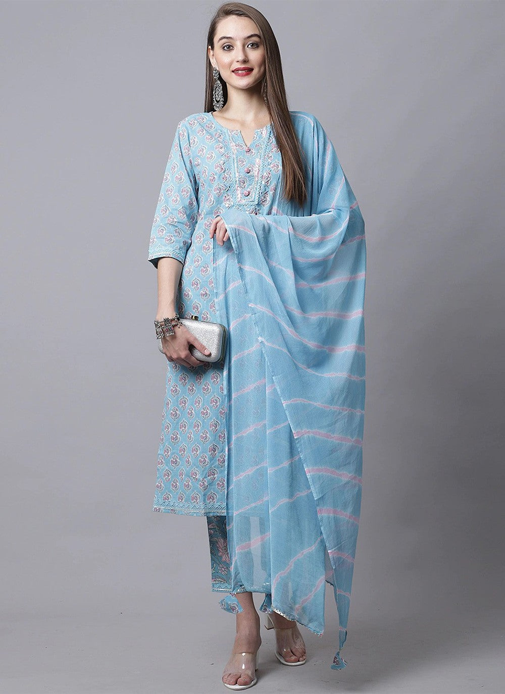 Cotton Salwar Suit - T881