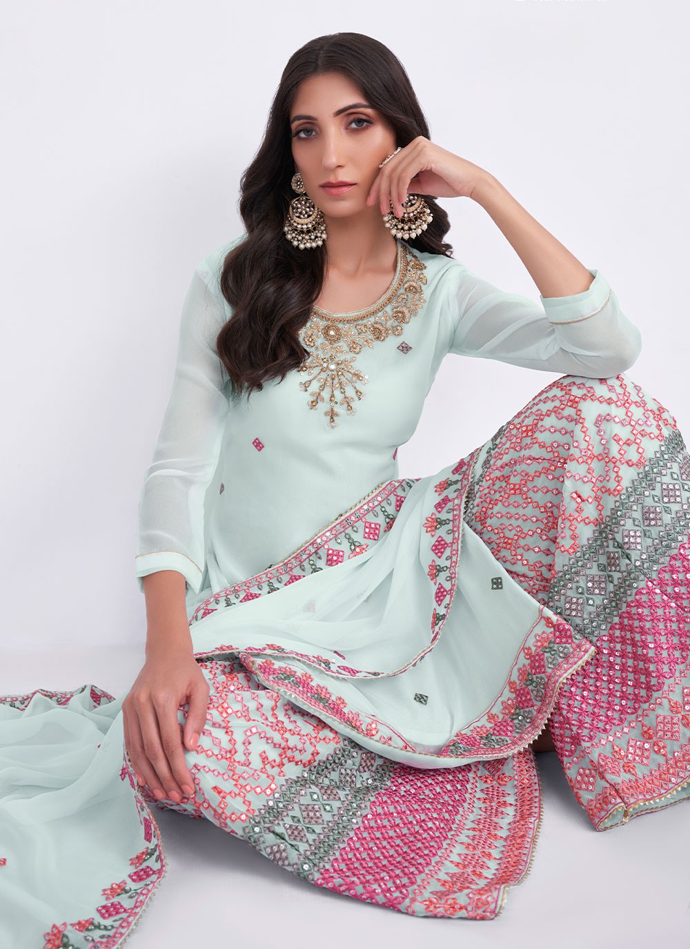 Georgette Salwar Suit - T898