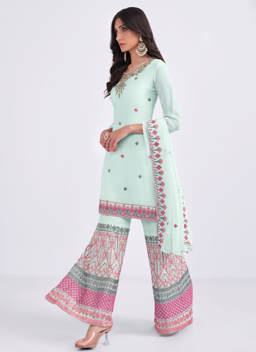 Georgette Salwar Suit - T898