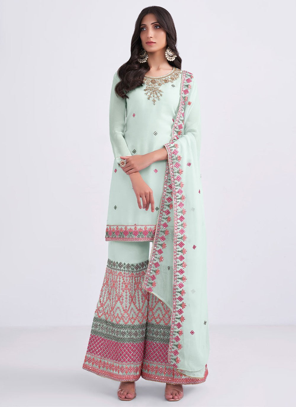 Georgette Salwar Suit - T898