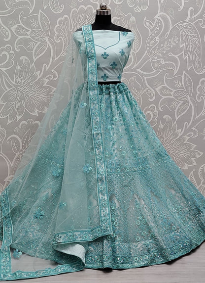 Diamond Net A - Line Lehenga - L2090