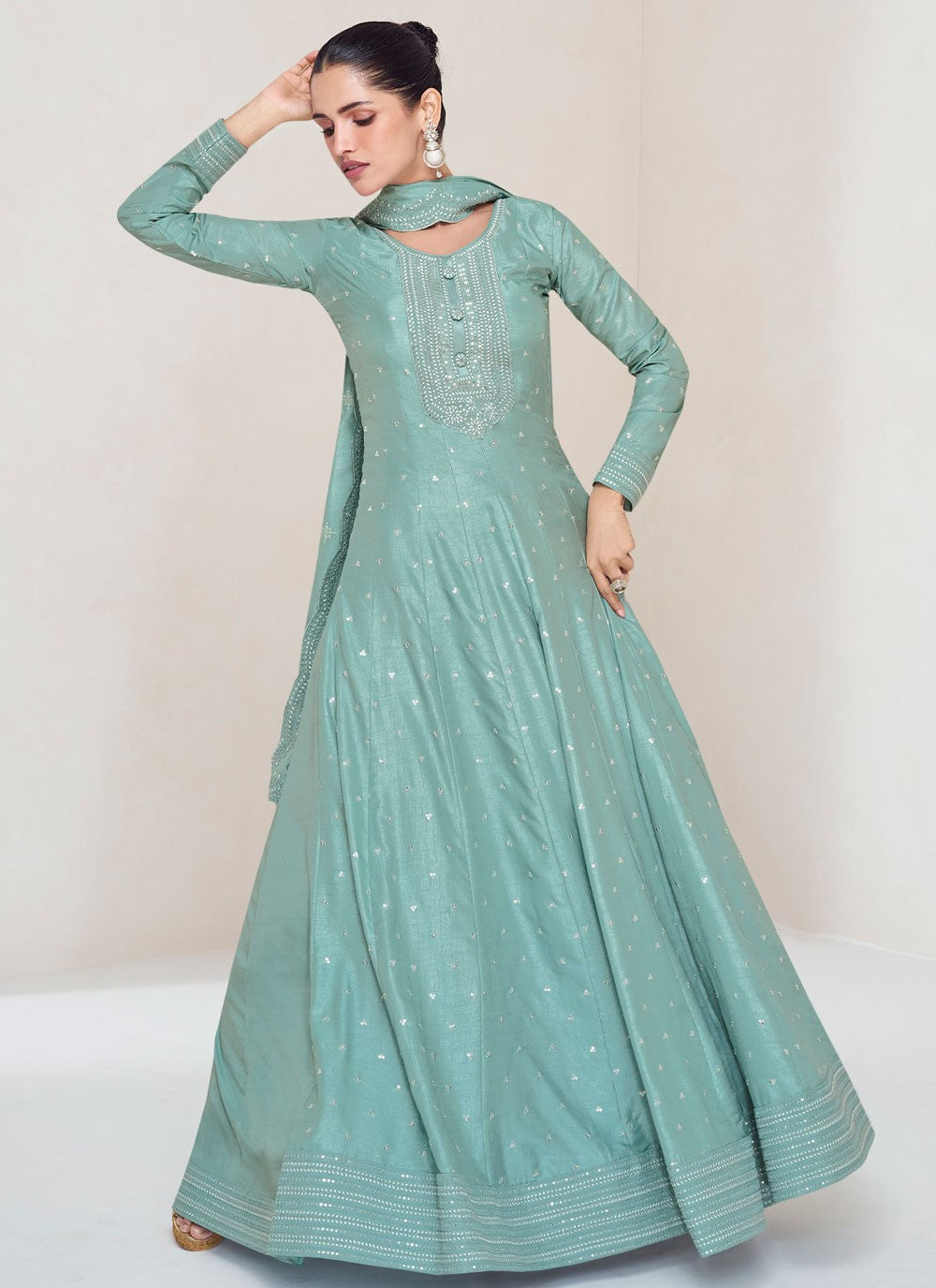 Silk Gown - G1537