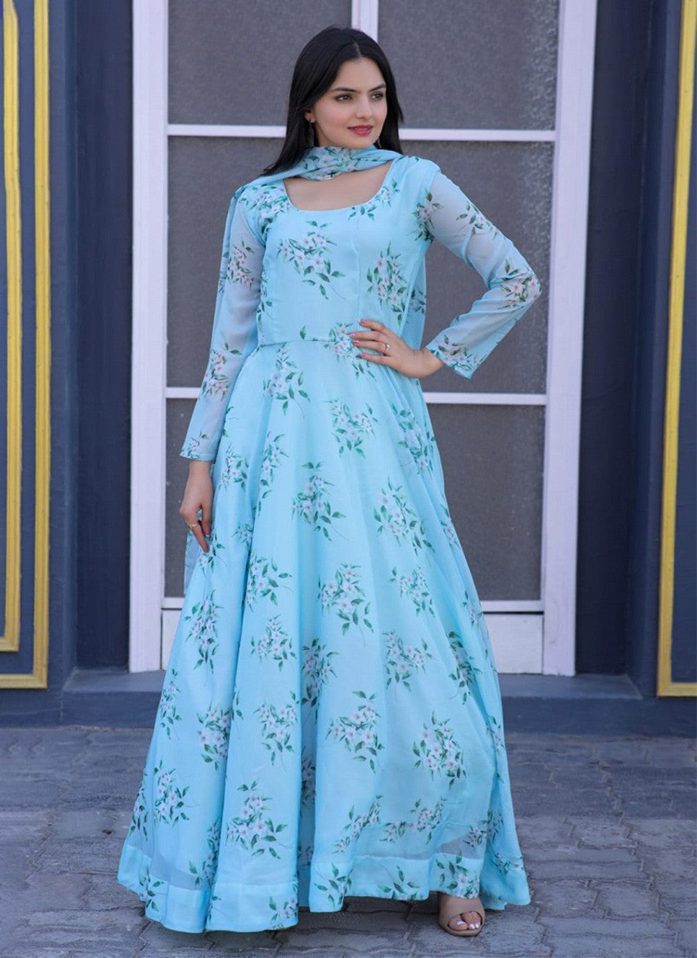 Silk Gown - G1134