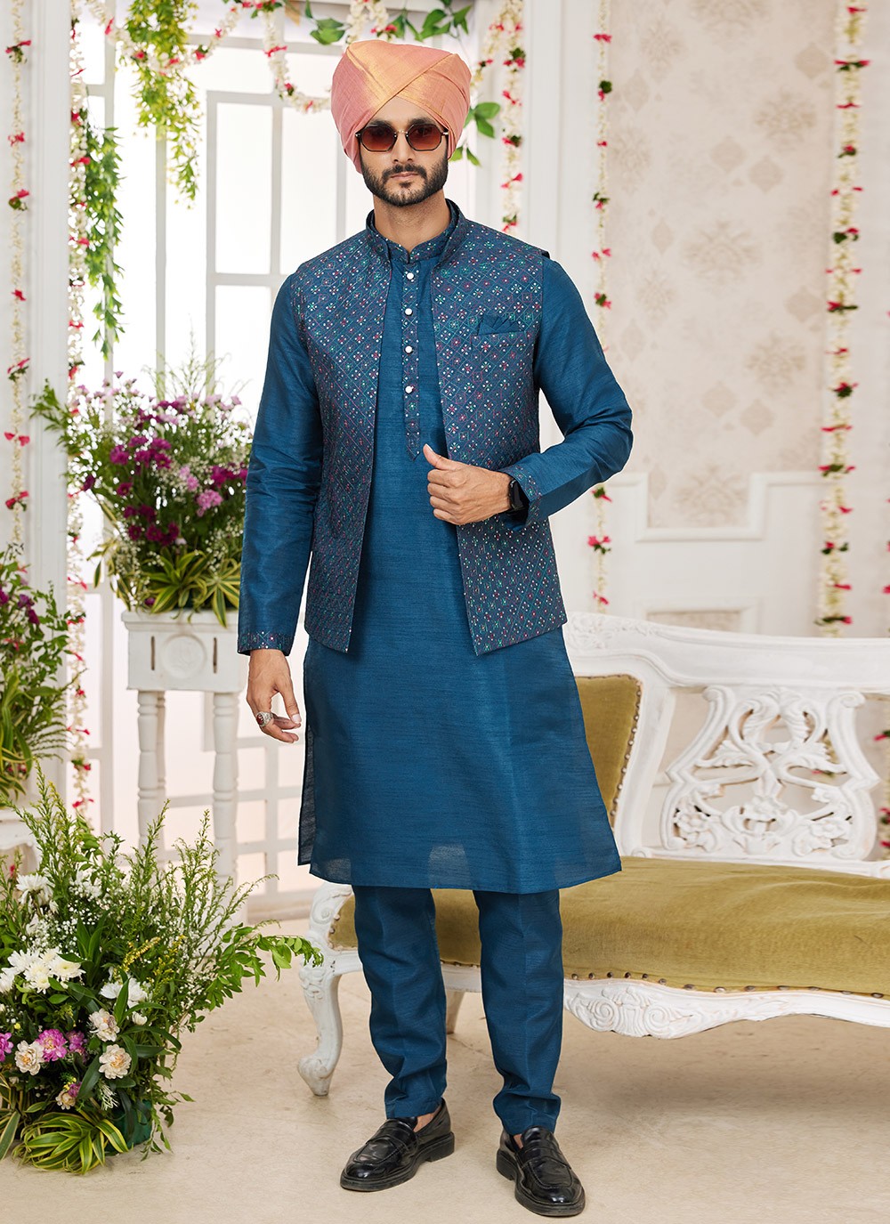 Kurta Pyjama with Jacket