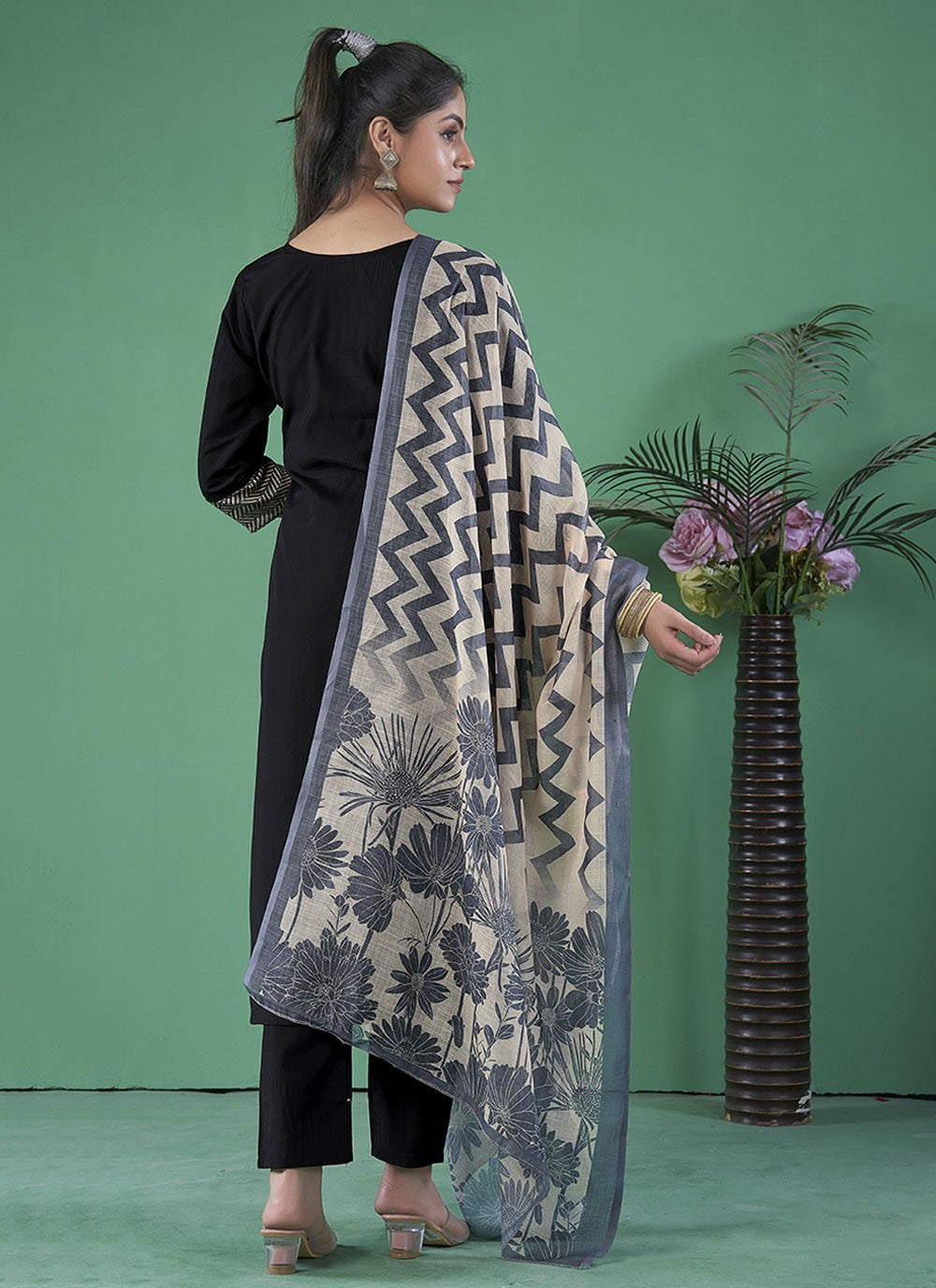 Art Silk Salwar Suit - T3107