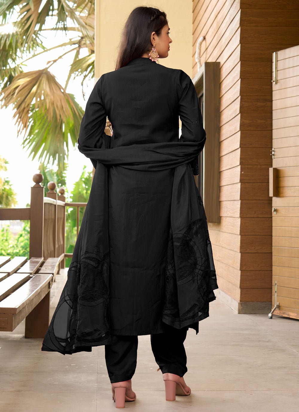 Art Silk Salwar Suit - T3746