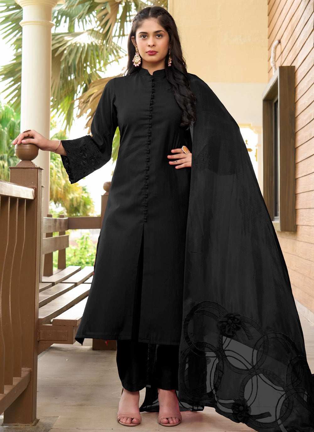 Art Silk Salwar Suit - T3746