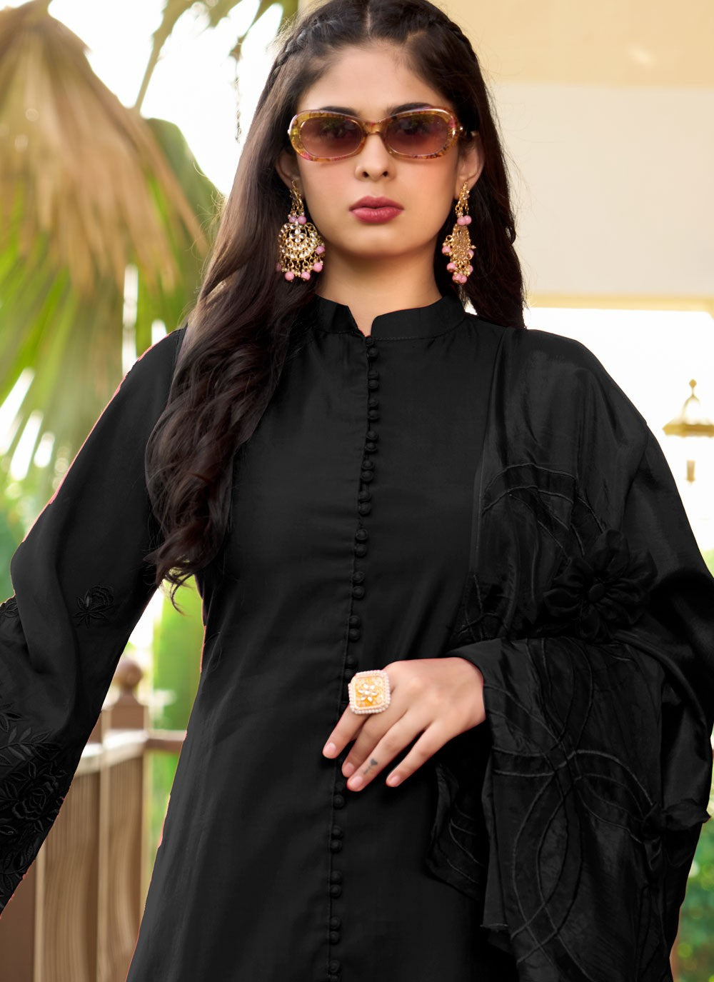Art Silk Salwar Suit - T3746