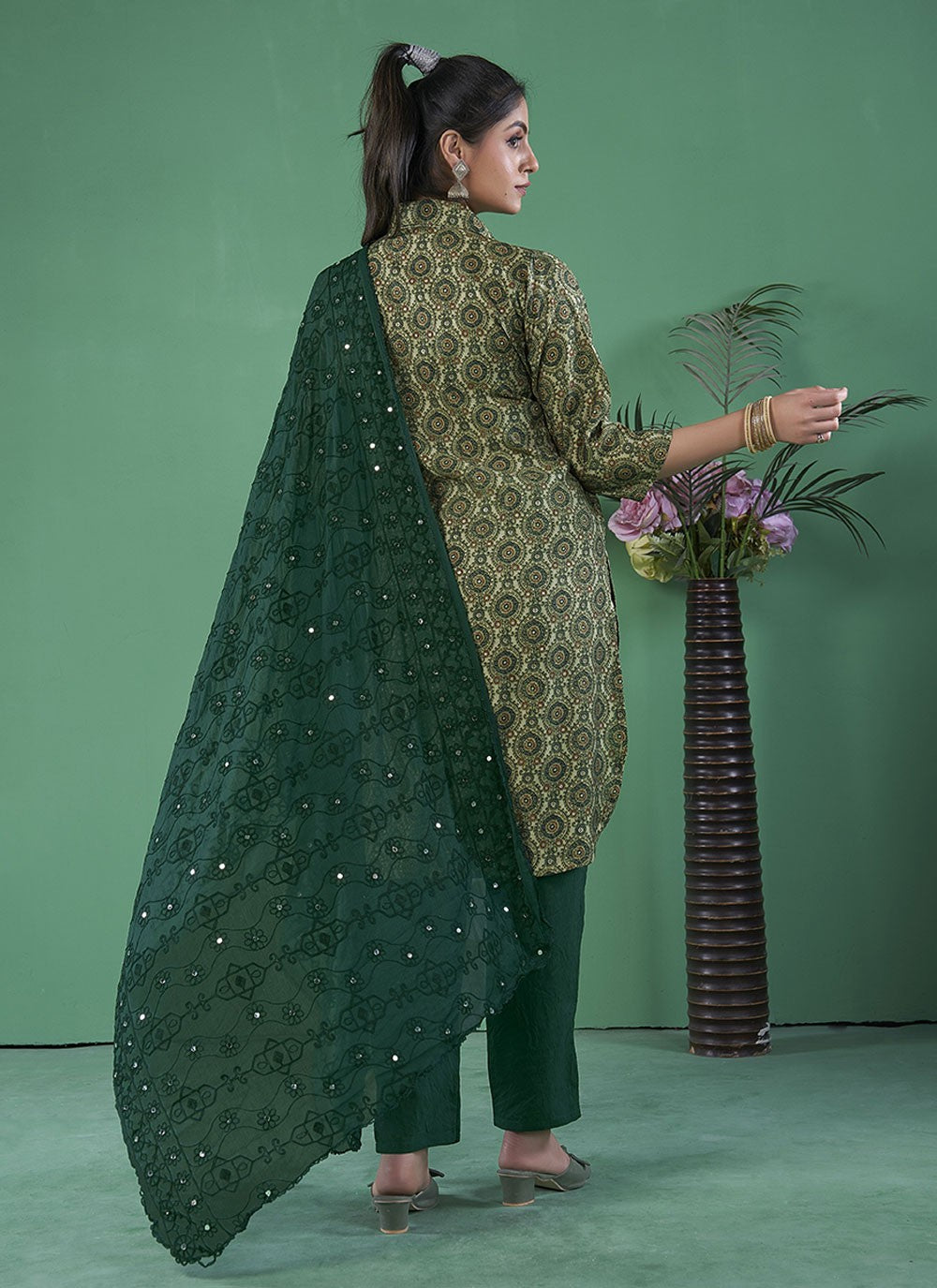 Art Silk Salwar Suit - T3107