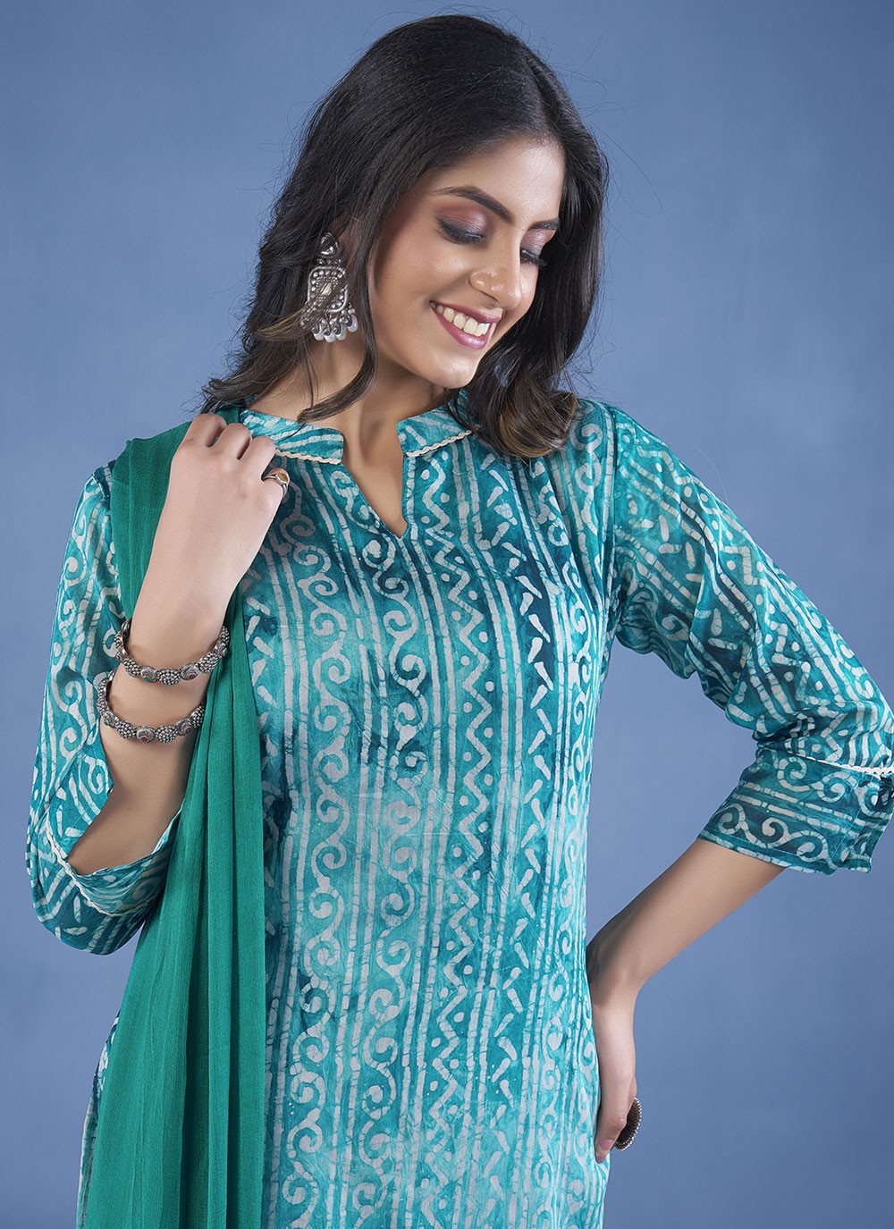 Art Silk Salwar Suit - T3107