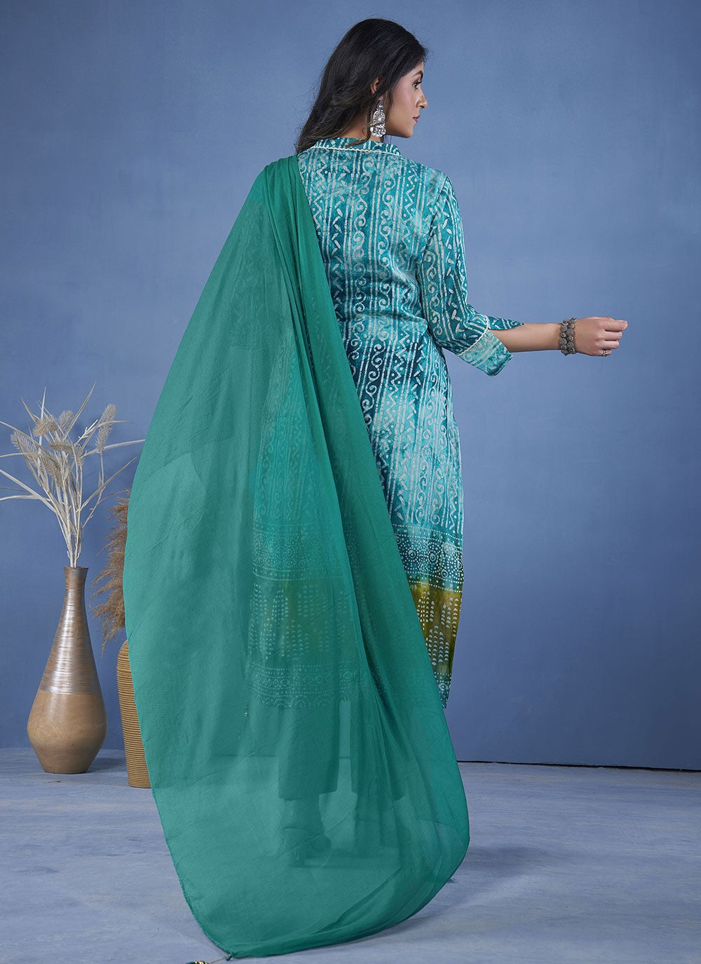 Art Silk Salwar Suit - T3107