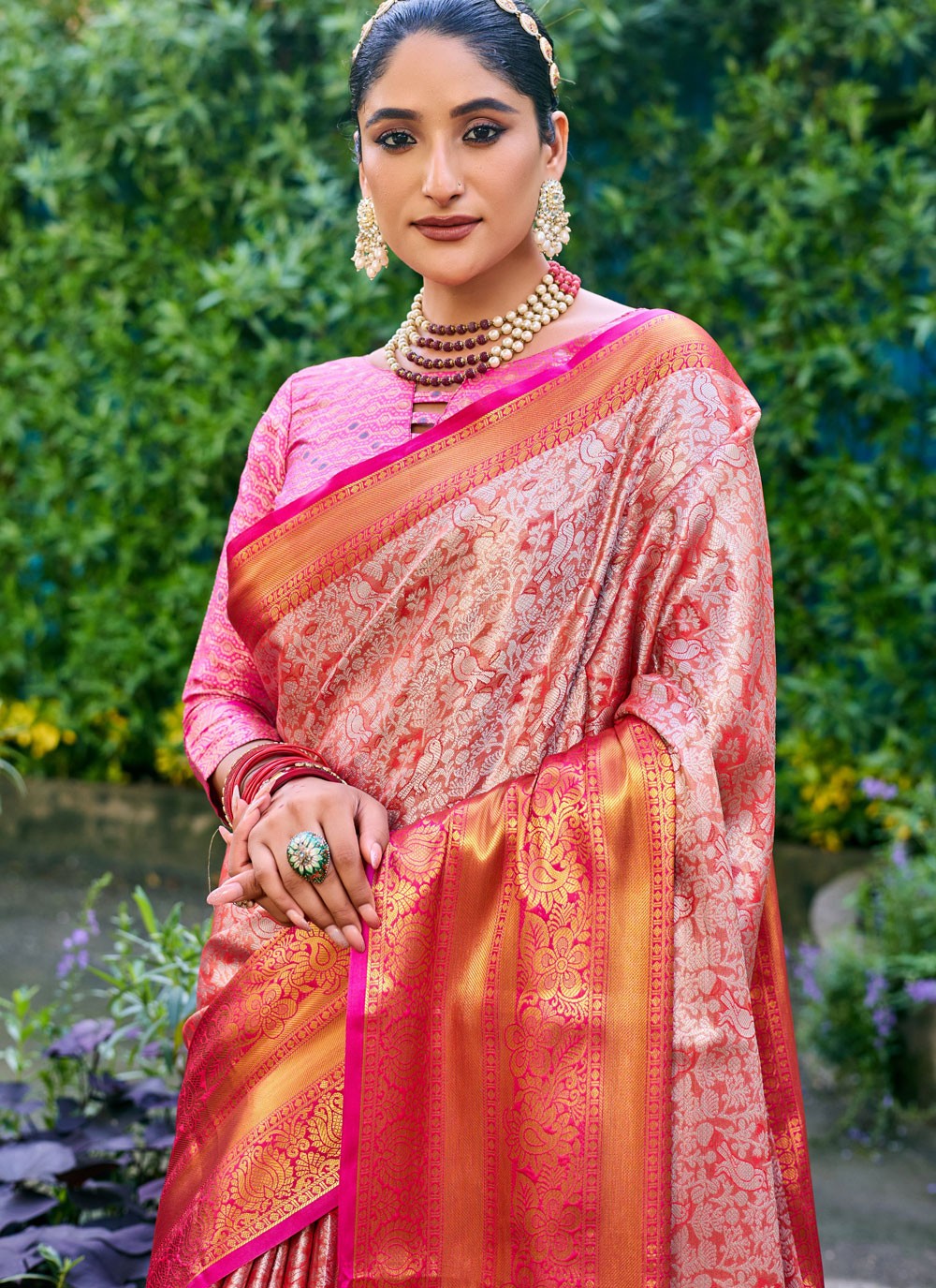 Woven, Zari Banarasi Silk Saree - S12256