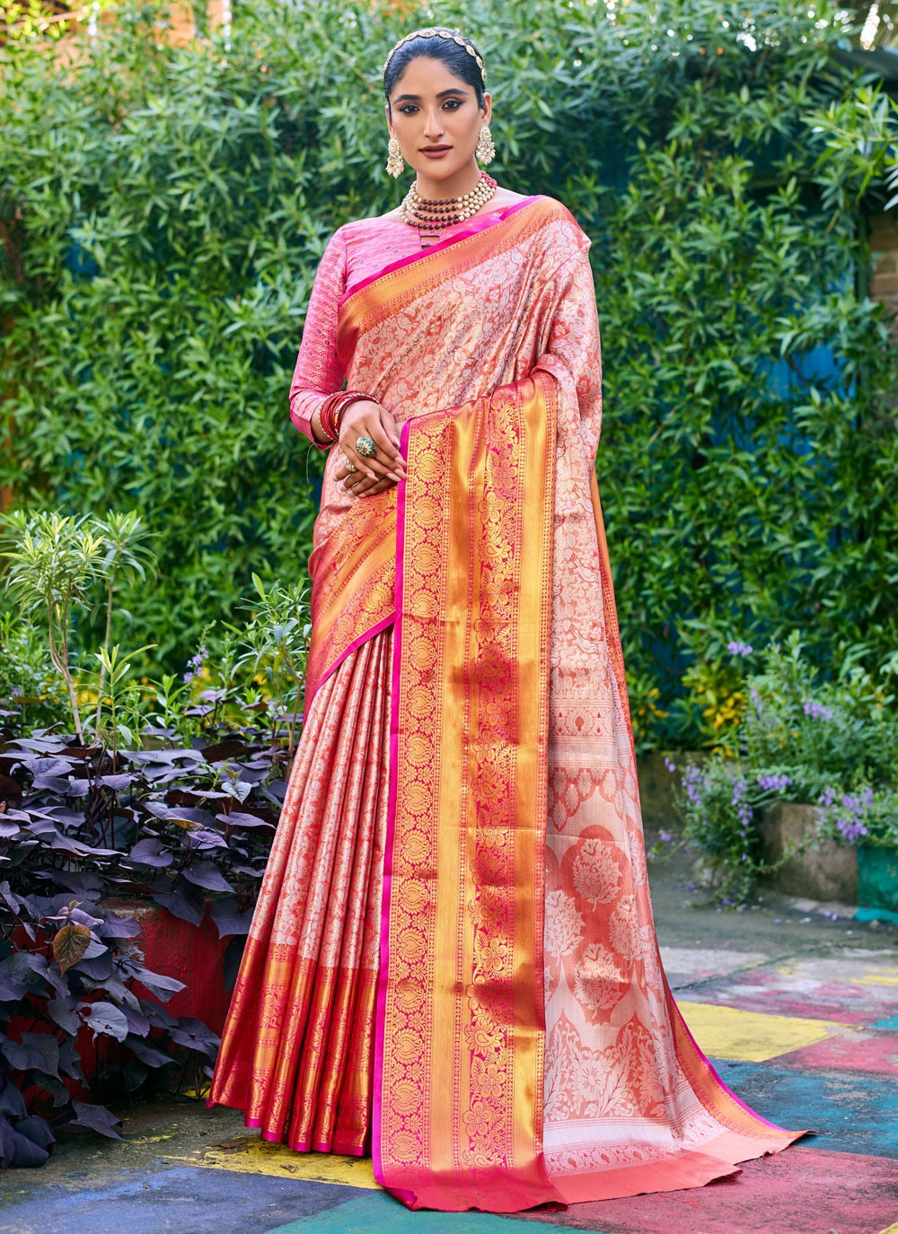Woven, Zari Banarasi Silk Saree - S12256